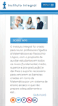 Mobile Screenshot of institutointegral.com.br